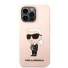 iPhone 13 Pro Karl Lagerfeld KLHCP13LSNIKBCP Liquid Silicone Ikonik NF-3666339102210 4 kép