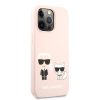 iPhone 13 Pro Karl Lagerfeld KLHCP13LSSKCI Karl Choupette Liquid Silic-3666339027193 2 kép