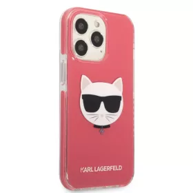 iPhone 13 Pro Karl Lagerfeld TPE Choupette Head tok fukszia (KLHCP13LT-3666339048549 1 kép