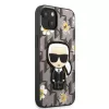iPhone 13 Karl Lagerfeld Ikonik Flower tok szürke (KLHCP13MPMNFIK1)-3666339049454 6 kép