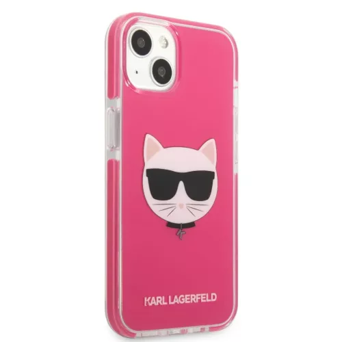 iPhone 13 Karl Lagerfeld TPE Choupette Head tok fukszia (KLHCP13MTPECP-3666339048532 4 kép