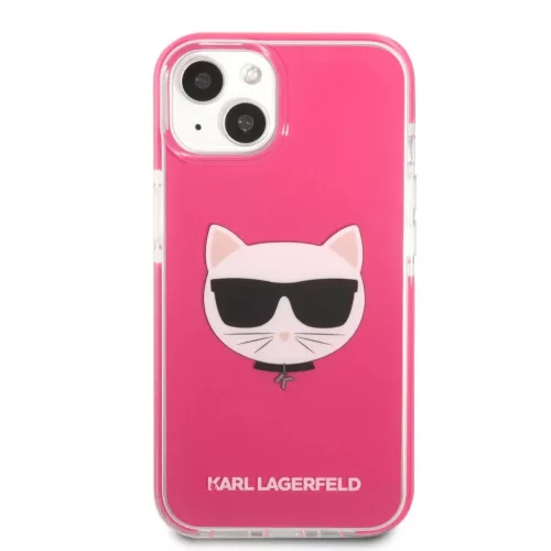 iPhone 13 Karl Lagerfeld TPE Choupette Head tok fukszia (KLHCP13MTPECP-3666339048532 5 kép