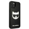 iPhone 13 Mini 5.4'' Karl Lagerfeld KLHCP13SCH3DBK 3D Rubber Choupette-3666339028138 3 kép