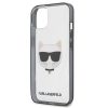 iPhone 13 Mini Karl Lagerfeld Ikonik Choupette tok átlátszó (KLHCP1-3666339028053 6 kép