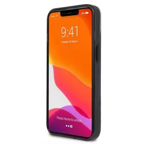 iPhone 13 Mini Karl Lagerfeld Ikonik Karl tok átlátszó fekete keret-3666339028015 1 kép