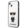 iPhone 13 Mini Karl Lagerfeld Ikonik Karl tok átlátszó fekete keret-3666339028015 2 kép