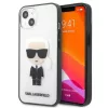 iPhone 13 Mini Karl Lagerfeld Ikonik Karl tok átlátszó fekete keret-3666339028015 6 kép