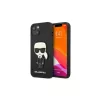 iPhone 13 Mini Karl Lagerfeld Saffiano Head tok fekete (KLHCP13SOKPK)