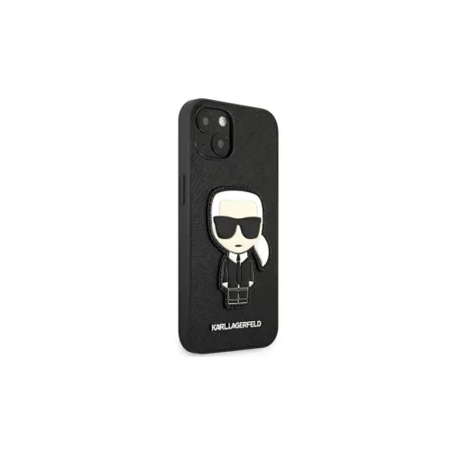 iPhone 13 Mini Karl Lagerfeld Saffiano Head tok fekete (KLHCP13SOKPK)-3666339028176 7 kép