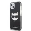 iPhone 13 mini Karl Lagerfeld TPE Choupette Head tok fekete (KLHCP13ST-3666339048488 3 kép