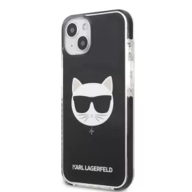 iPhone 13 mini Karl Lagerfeld TPE Choupette Head tok fekete (KLHCP13ST-3666339048488 3 kép