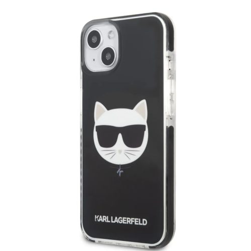 iPhone 13 mini Karl Lagerfeld TPE Choupette Head tok fekete (KLHCP13ST-3666339048488 3 kép