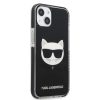 iPhone 13 mini Karl Lagerfeld TPE Choupette Head tok fekete (KLHCP13ST-3666339048488 6 kép