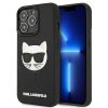 iPhone 13 Pro Max 6.7'' Karl Lagerfeld KLHCP13XCH3DBK 3D Rubber Choupe-3666339028169 1 kép