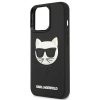 iPhone 13 Pro Max 6.7'' Karl Lagerfeld KLHCP13XCH3DBK 3D Rubber Choupe-3666339028169 4 kép