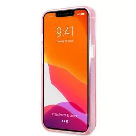 iPhone 13 Pro Max Karl Lagerfeld Glitter Karl Head tok pink (KLHCP13XK-3666339027568 1 kép