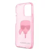 iPhone 13 Pro Max Karl Lagerfeld Glitter Karl Head tok pink (KLHCP13XK-3666339027568 3 kép