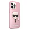 iPhone 13 Pro Max Karl Lagerfeld Glitter Karl Head tok pink (KLHCP13XK-3666339027568 6 kép