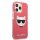 iPhone 13 Pro Max Karl Lagerfeld TPE Choupette Head tok rózsaszín (K-3666339048556 5 kép
