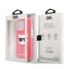iPhone 13 Pro Max Karl Lagerfeld TPE Choupette Head tok rózsaszín (K-3666339048556 4 kép
