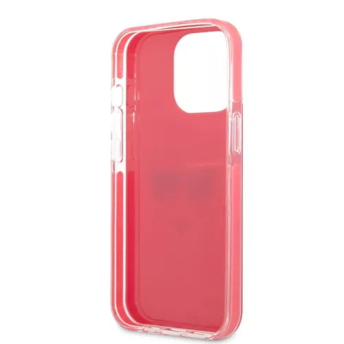 iPhone 13 Pro Max Karl Lagerfeld TPE Choupette Head tok rózsaszín (K-3666339048556 6 kép