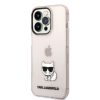 iPhone 14 Pro Karl Lagerfeld Choupette Logo tok rózsaszín (KLHCP14LC-3666339076498 1 kép
