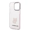 iPhone 14 Pro Karl Lagerfeld Choupette Logo tok rózsaszín (KLHCP14LC-3666339076498 1 kép