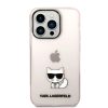 iPhone 14 Pro Karl Lagerfeld Choupette Logo tok rózsaszín (KLHCP14LC-3666339076498 6 kép