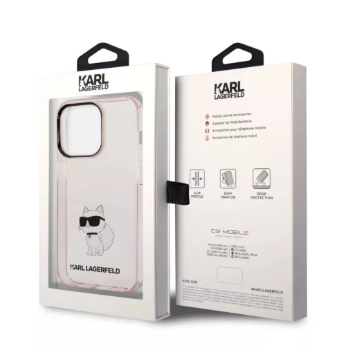 iPhone 14 Pro Karl Lagerfeld KLHCP14LHNCHTCP IML Choupette NFT tok ró-3666339087180 2 kép