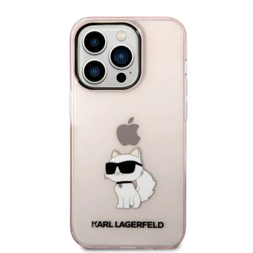 iPhone 14 Pro Karl Lagerfeld KLHCP14LHNCHTCP IML Choupette NFT tok ró-3666339087180 3 kép