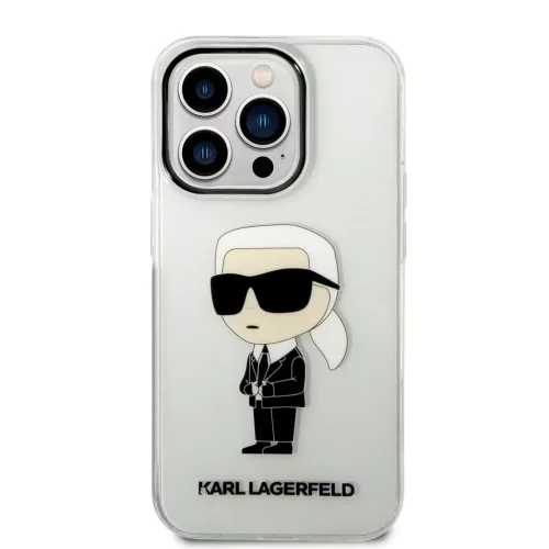 iPhone 14 Pro KLHCP14LHNIKTCT Karl Lagerfeld IML Ikonik NFT tok átlá-3666339087104 3 kép
