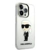 iPhone 14 Pro KLHCP14LHNIKTCT Karl Lagerfeld IML Ikonik NFT tok átlá-3666339087104 5 kép
