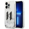 iPhone 14 Pro Karl Lagerfeld Liquid Glitter Big KL logo tok ezüst (KL-3666339085704 1 kép