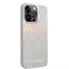 iPhone 14 Pro Karl Lagerfeld Iridescent Monogram tok ezüst (KLHCP14LL-3666339093099 2 kép