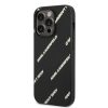 iPhone 14 Pro Karl Lagerfeld PU Grained Leather Logomania tok fekete (-3666339085025 1 kép