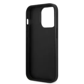 iPhone 14 Pro Karl Lagerfeld PU Grained Leather Logomania tok fekete (-3666339085025 1 kép