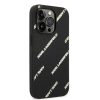 iPhone 14 Pro Karl Lagerfeld PU Grained Leather Logomania tok fekete (-3666339085025 5 kép