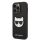 iPhone 14 Pro Karl Lagerfeld PU Saffiano Choupette Head tok fekete (KL-3666339076979 6 kép