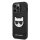 iPhone 14 Pro Karl Lagerfeld PU Saffiano Choupette Head tok fekete (KL-3666339076979 6 kép