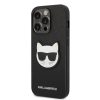 iPhone 14 Pro Karl Lagerfeld PU Saffiano Choupette Head tok fekete (KL-3666339076979 1 kép