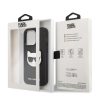 iPhone 14 Pro Karl Lagerfeld PU Saffiano Choupette Head tok fekete (KL-3666339076979 2 kép