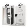 iPhone 14 Pro Karl Lagerfeld PU Saffiano Choupette Head tok fekete (KL-3666339076979 2 kép