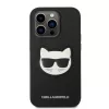 iPhone 14 Pro Karl Lagerfeld PU Saffiano Choupette Head tok fekete (KL-3666339076979 3 kép