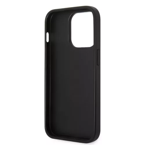 iPhone 14 Pro Karl Lagerfeld PU Saffiano Karl Head tok fekete (KLHCP14-3666339077051 1 kép