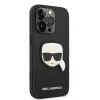 iPhone 14 Pro Karl Lagerfeld PU Saffiano Karl Head tok fekete (KLHCP14-3666339077051 4 kép