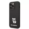 iPhone 14 Pro Karl Lagerfeld Choupette szilikon tok fekete (KLHCP14LSL-3666339076573 1 kép