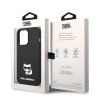 iPhone 14 Pro Karl Lagerfeld Choupette szilikon tok fekete (KLHCP14LSL-3666339076573 6 kép