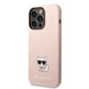 iPhone 14 Pro Karl Lagerfeld Choupette szilikon tok rózsaszín (KLHCP-3666339076658 1 kép