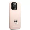 iPhone 14 Pro Karl Lagerfeld Choupette szilikon tok rózsaszín (KLHCP-3666339076658 2 kép