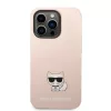 iPhone 14 Pro Karl Lagerfeld Choupette szilikon tok rózsaszín (KLHCP-3666339076658 3 kép